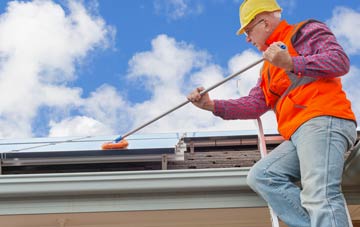 Three Holes soft wash roof cleaning
